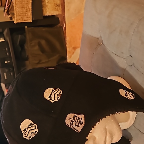 ๐3/$25๐ Star Wars Darth Vader/ Storm Trooper Black Trapper Hat size S/M - Picture 2 of 7